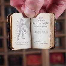 Load image into Gallery viewer, Cottar&#39;s Saturday Night and other poems. &gt;&gt;MINIATURE BRYCE BOOK&lt;&lt; Burns, Robert. Publication Date: 1907 CONDITION: GOOD
