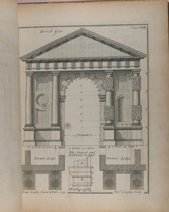 Batty Langley. City and country builder's and workman's treasury of designs, or, The art of drawing and working the ornamental parts of architecture. Printed for and sold by S. Harding, London. 1741.