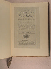 Load image into Gallery viewer, Alexander Hamilton. A New Account of the East Indies. Argonaut Press. 1930. &gt;&gt;Unopened, numbered, limited edition Private Press on Japon Vellum&lt;&lt;
