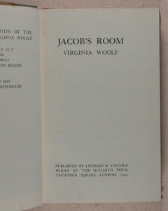 Virginia Woolf. Collected works of Virginia Woolf - every first Uniform Edition,  in original dust-jackets. Hogarth Press. 52 Tavistock Square. London.  1929-1950.