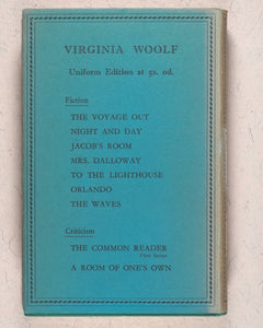 Virginia Woolf. Collected works of Virginia Woolf - every first Uniform Edition,  in original dust-jackets. Hogarth Press. 52 Tavistock Square. London.  1929-1950.