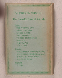 Virginia Woolf. Collected works of Virginia Woolf - every first Uniform Edition,  in original dust-jackets. Hogarth Press. 52 Tavistock Square. London.  1929-1950.