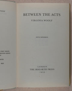 Virginia Woolf. Collected works of Virginia Woolf - every first Uniform Edition,  in original dust-jackets. Hogarth Press. 52 Tavistock Square. London.  1929-1950.