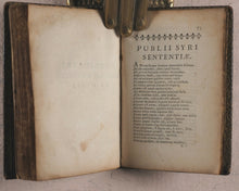 Load image into Gallery viewer, Phaedrus. Phaedri fabulae, et publii Syri Sententiae. Typographia Regia, ex. Paris. 1729.
