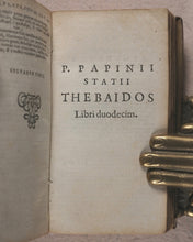 Load image into Gallery viewer, Pub. Papinius Statius. Denuo ac Serio emendatus. Guiljelmum Ianss: Caesium. [Amsterdam].&gt;&gt;Dramatic and significant classical poetry in miniature&lt;&lt; 1624.
