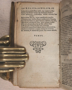 Pub. Papinius Statius. Denuo ac Serio emendatus. Guiljelmum Ianss: Caesium. [Amsterdam].>>Dramatic and significant classical poetry in miniature<< 1624.