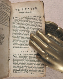 Pub. Papinius Statius. Denuo ac Serio emendatus. Guiljelmum Ianss: Caesium. [Amsterdam].>>Dramatic and significant classical poetry in miniature<< 1624.