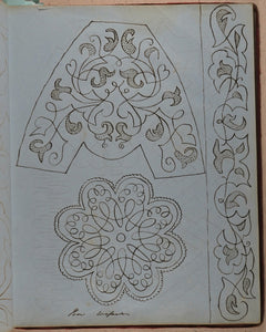 Mary Chetwynd, [née] Hussey, [1820-91]. Work Book of Viscountess Chetwynd. [Circa 1861].