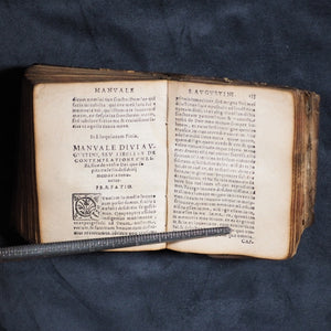 Augustinus, Aurelius, Heiliger. Divi Aurelii Augustini hipponensis episcopi Meditationes, Soliloquia & Manuale.