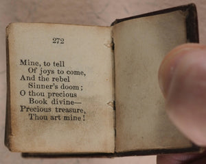Bible in Miniature or a Concise History of Both Testaments. McDowall, T. & W. Edinburgh. Circa 1845.>>Miniature Scottish Thumb-Bible with rare green title-page<<