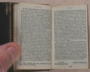 John Wesley. Collection of hymns for the use of the people called Methodists. Printed at the Conference-Office by Thomas Cordeux; sold by Thomas Blanshard, 14 City Road and 66 Paternoster Row, London. [1815].