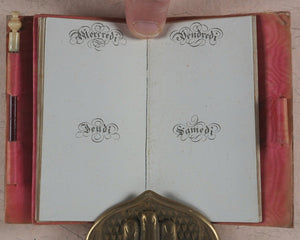 Souvenir, [French Almanac/Diary] 1853. Chez l'Editeur [Not known]. Paris. [1852].