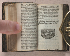 Imitation of Christ. De Imitatione Christi libri quatuor. Moreti, Ex Officina Plantiniana Balthasaris. Antverpiae. 1630.