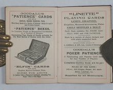 Load image into Gallery viewer, Hoffmann, Professor. Selected patience games. Goodall &amp;  Son. Ltd., Chas. London and Birmingham. 1912.
