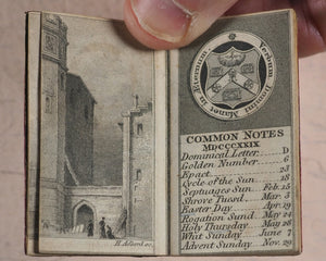 London Almanac for the year of Christ 1829. Company of Stationers. [London, 1828].