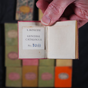 Infant's Library. Marshall, John. Circa 1800. 16 volumes. Complete with original sycamore bookcase.