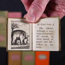 Load image into Gallery viewer, Infant&#39;s Library. Marshall, John. Circa 1800. 16 volumes. Complete with original sycamore bookcase.
