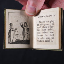 Load image into Gallery viewer, Infant&#39;s Library. Marshall, John. Circa 1800. 16 volumes. Complete with original sycamore bookcase.
