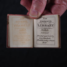 Load image into Gallery viewer, Infant&#39;s Library. Marshall, John. Circa 1800. 16 volumes. Complete with original sycamore bookcase.
