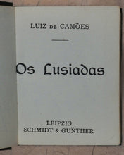 Load image into Gallery viewer, Camôes, Luiz de. Os Lusiadas. Schmidt &amp; Günther. Leipzig. [1928].
