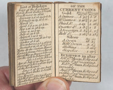 Load image into Gallery viewer, London Almanac for the year of Christ 1822. Company of Stationers. London. [1821]. Fine Anglo-Portuguese silver filigree miniature almanac case.

