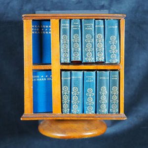 Shakespeare, William. Ellen Terry Complete Works of William Shakespeare, in 40 volumes. Bryce, David & Son. Glasgow. 1904. Complete Works. [Large revolving bookcase].