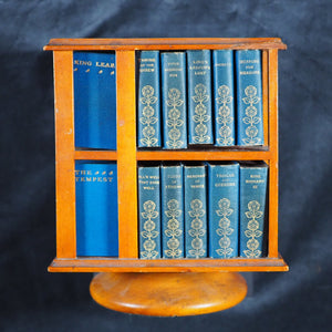 Shakespeare, William. Ellen Terry Complete Works of William Shakespeare, in 40 volumes. Bryce, David & Son. Glasgow. 1904. Complete Works. [Large revolving bookcase].