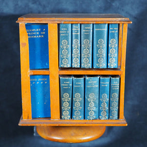 Shakespeare, William. Ellen Terry Complete Works of William Shakespeare, in 40 volumes. Bryce, David & Son. Glasgow. 1904. Complete Works. [Large revolving bookcase].