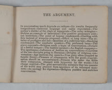 Load image into Gallery viewer, Cowper, William. Conversation. Wright and Albright, sold by Tanner Brothers, 6, Amen Corner. Bristol and London. 1840.
