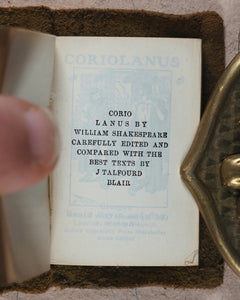 Shakespeare, William. [Complete works of Shakespeare in a replica of Shakespeare's Desk]. Bryce, David & Son. Glasgow. 1904.