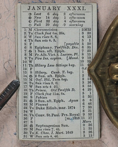London Almanac for the year of Christ 1866. Company of Stationers. London. [1865].