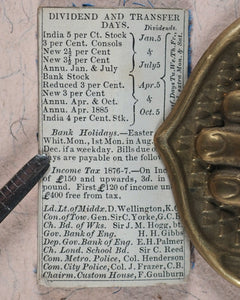 London Almanac for the year of Christ 1866. Company of Stationers. London. [1865].