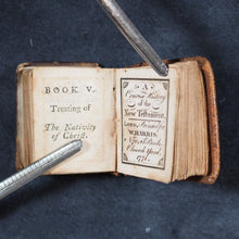 Load image into Gallery viewer, Bible in Miniature or a Concise History of the Old &amp; New Testaments. Harris, W. London. 1771.
