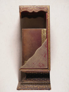François de Sales. Introduction à la Vie Dévote. [France]. 1890. Highly unusual miniature bookcase.
