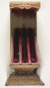 François de Sales. Introduction à la Vie Dévote. [France]. 1890. Highly unusual miniature bookcase.