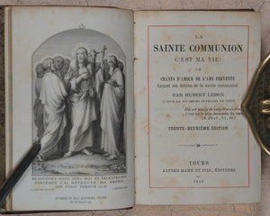 François de Sales. Introduction à la Vie Dévote. [France]. 1890. Highly unusual miniature bookcase.