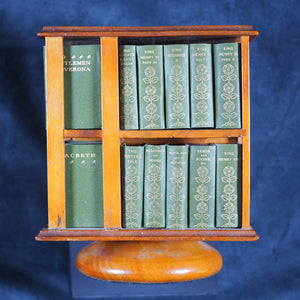 Shakespeare, William. Ellen Terry Complete Works of William Shakespeare, in 40 volumes. Bryce, David & Son. Glasgow. 1904. Complete Works. [Large revolving bookcase].