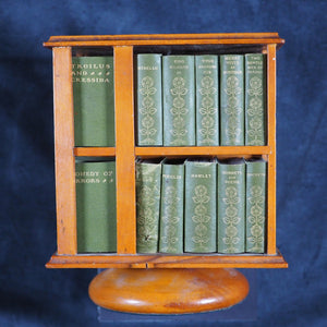 Shakespeare, William. Ellen Terry Complete Works of William Shakespeare, in 40 volumes. Bryce, David & Son. Glasgow. 1904. Complete Works. [Large revolving bookcase].