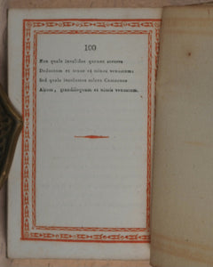 Miniature library of classical literature. Kaspar van Baerle, George Buchanan, Jacob Cats, Joannes Nicolai Secundus, John Owen, Helius Eobanus Hessus, & Marco Girolamo Vida. Carl Poppo Fröbel. Rudophopoli [Rudolstadt].1820.