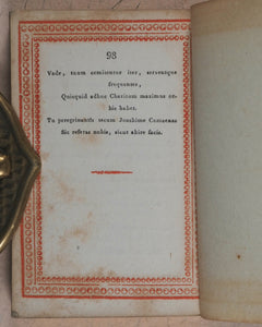 Miniature library of classical literature. Kaspar van Baerle, George Buchanan, Jacob Cats, Joannes Nicolai Secundus, John Owen, Helius Eobanus Hessus, & Marco Girolamo Vida. Carl Poppo Fröbel. Rudophopoli [Rudolstadt].1820.