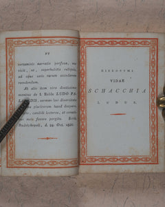 Miniature library of classical literature. Kaspar van Baerle, George Buchanan, Jacob Cats, Joannes Nicolai Secundus, John Owen, Helius Eobanus Hessus, & Marco Girolamo Vida. Carl Poppo Fröbel. Rudophopoli [Rudolstadt].1820.