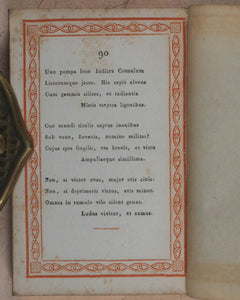 Miniature library of classical literature. Kaspar van Baerle, George Buchanan, Jacob Cats, Joannes Nicolai Secundus, John Owen, Helius Eobanus Hessus, & Marco Girolamo Vida. Carl Poppo Fröbel. Rudophopoli [Rudolstadt].1820.