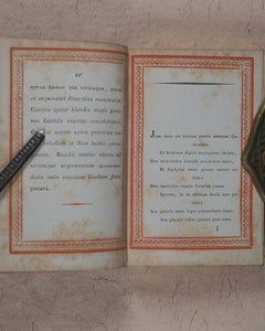 Miniature library of classical literature. Kaspar van Baerle, George Buchanan, Jacob Cats, Joannes Nicolai Secundus, John Owen, Helius Eobanus Hessus, & Marco Girolamo Vida. Carl Poppo Fröbel. Rudophopoli [Rudolstadt].1820.