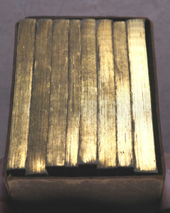 Miniature library of classical literature. Kaspar van Baerle, George Buchanan, Jacob Cats, Joannes Nicolai Secundus, John Owen, Helius Eobanus Hessus, & Marco Girolamo Vida. Carl Poppo Fröbel. Rudophopoli [Rudolstadt].1820.