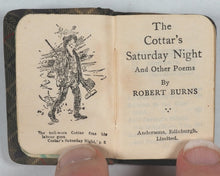 Load image into Gallery viewer, Burns, Robert. Cottar's Saturday Night and other poems. Andersons. Edinburgh. Circa 1925. Old Blacksmith Shop, Gretna Green advertising.

