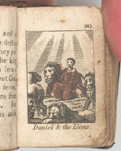 Load image into Gallery viewer, Bible in Miniature or a Concise History of both Testaments. Harris, J. Late Newbery, for Darton &amp; Harvey. London. Circa 1790 according to Bondy or 1807 if you believe Welsh.
