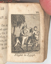 Load image into Gallery viewer, Bible in Miniature or a Concise History of both Testaments. Harris, J. Late Newbery, for Darton &amp; Harvey. London. Circa 1790 according to Bondy or 1807 if you believe Welsh.
