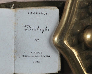 Leopardi, Giacomo. Dialoghi. Libreria del Teatro. Firenze. 1943.