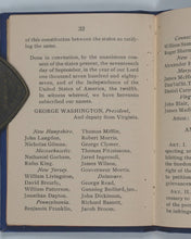 Load image into Gallery viewer, Constitution of the United States of America. With History of the Proceedings taken to celebrate the Centennial Anniversary of its framing and promulgation, September 15, 16, and 17, 1887. Murphy's Sons, Wm. F. 509 Chestnut Street. Philadelphia. 1887.
