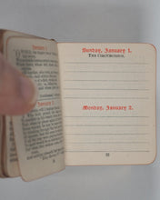 Load image into Gallery viewer, Royal Pocket Diary and Engagement Book for 1905 with short readings from the poets for every day. Eyre and Spottiswoode (Bible Warehouse) Ltd., 33 Paternoster Row, E.C., London. [1904].
